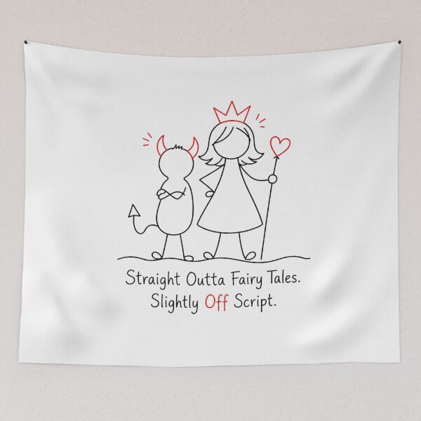 Item preview, Straight Outta Fairy Tales. Slightly Off Script. designed and sold by byMosia.