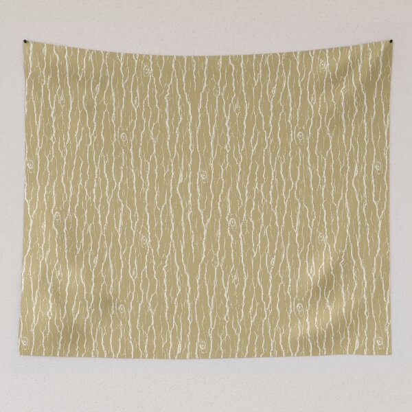 Item preview, Tree Bark Linocut Faux Bois Rustic vintage antique golden designed and sold by RenattaZare.