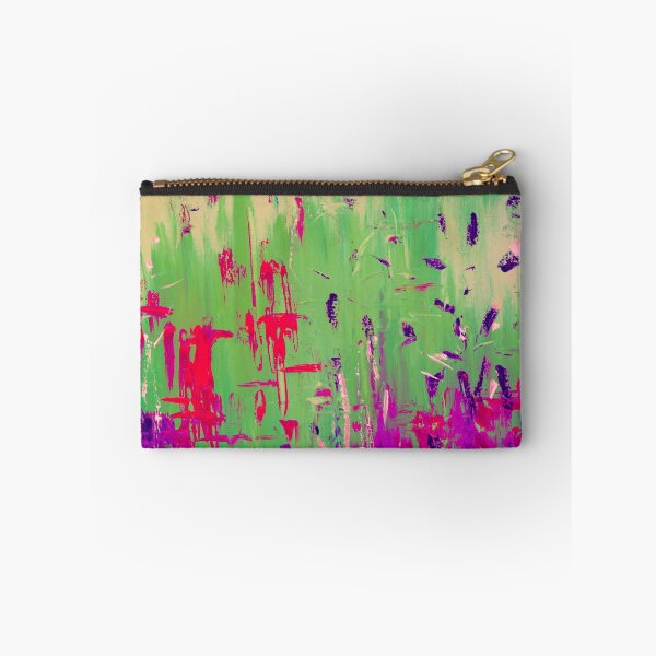 Item preview, Abstract Neon Field - Green, Fuchsia and Lavender Blue designed and sold by Giovanna2026.