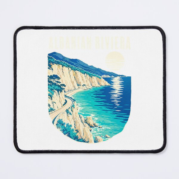 Item preview, Travel poster Albanian Riviera designed and sold by pirminio.