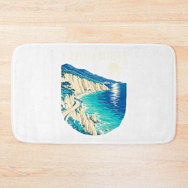 Item preview, Travel poster Albanian Riviera designed and sold by pirminio.