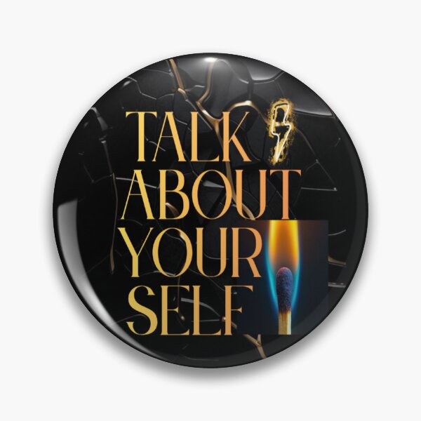 Item preview,  Talk About Yourself Motivational Typography Art designed and sold by Wadotahir.