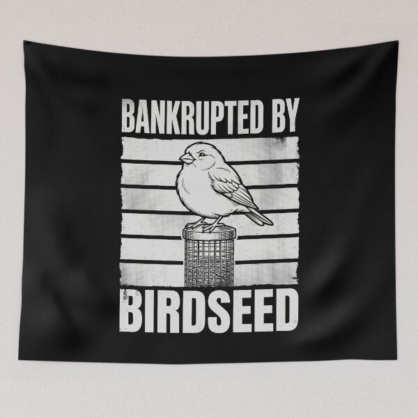 Item preview, Bankrupted By Birdseed Bird Watching Bird Feeder designed and sold by SofenArt.