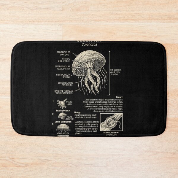 Item preview, Jellyfish Scientific Anatomy Biology Animal Lover designed and sold by Kimberley King Art  King Art.