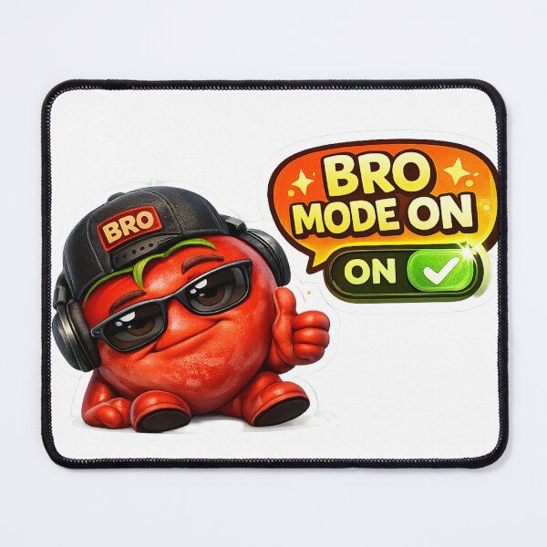 Item preview, Bro Mode On Funny Cool Red Character Meme designed and sold by Bhinfy.