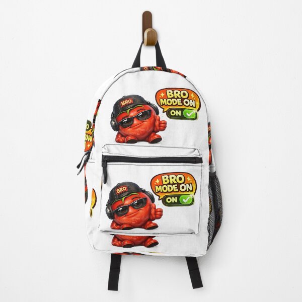 Item preview, Bro Mode On Funny Cool Red Character Meme designed and sold by Bhinfy.