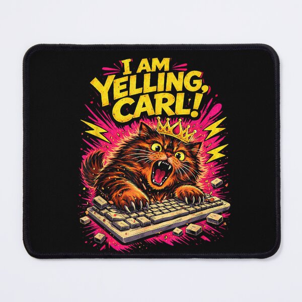 Item preview, Princess Donut I Am Yelling Carl - Funny Gamer Cat Meme designed and sold by SaryaSmyth19.