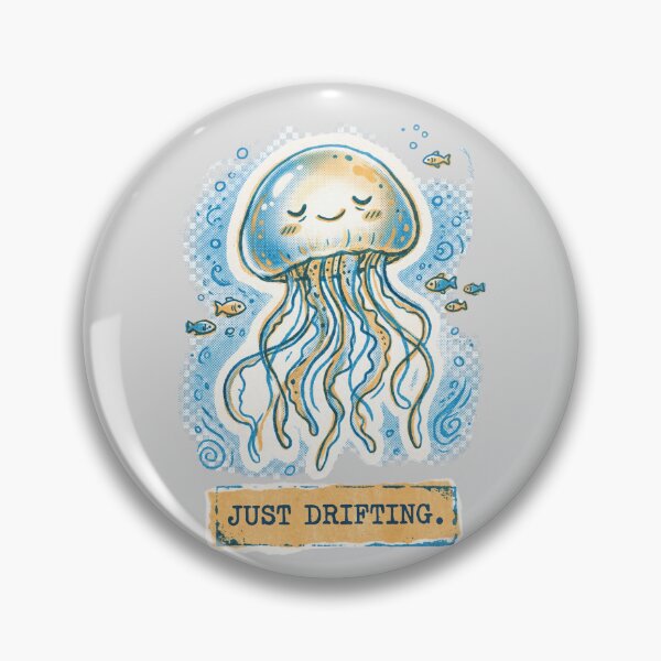 Item preview, Unbothered Jellyfish Drift Tee designed and sold by Ortsas.