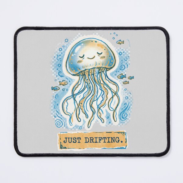 Item preview, Unbothered Jellyfish Drift Tee designed and sold by Ortsas.