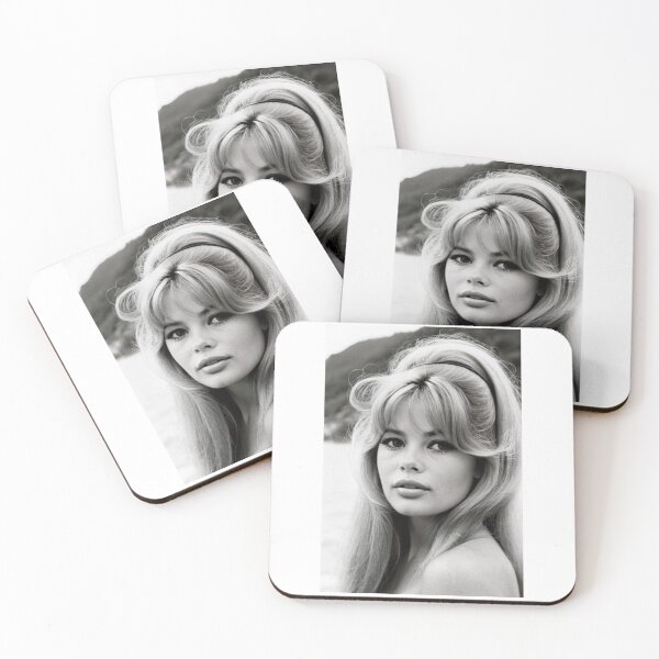 Item preview, Cinema - French-American Actress, Black and White Portrait in Mod Sixties Style designed and sold by Beat-It.