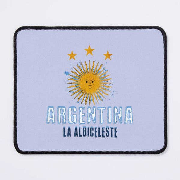 Item preview, RETRO ARGENTINA SOCCER JERSEY SUN OF MAY ALBICELESTE designed and sold by MonsoonInkX.