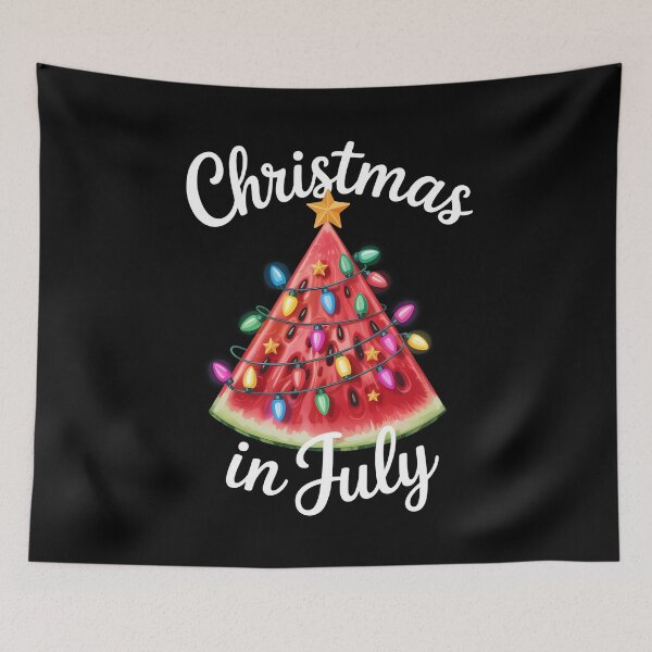 Item preview, Christmas in July Watermelon Tree Family Summer Vacation designed and sold by sailorjessiArt.