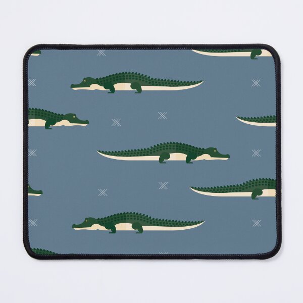 Item preview, Crocodiles on blue designed and sold by reneesillus.