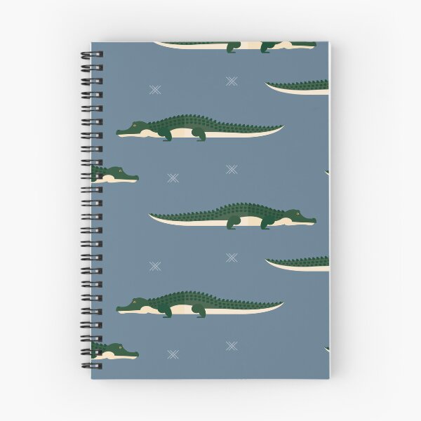 Item preview, Crocodiles on blue designed and sold by reneesillus.