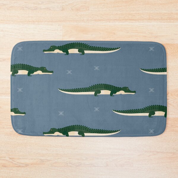 Item preview, Crocodiles on blue designed and sold by reneesillus.