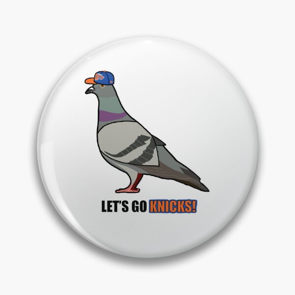Item preview, Pigeon says Let's Go Knicks! designed and sold by fujimocha.