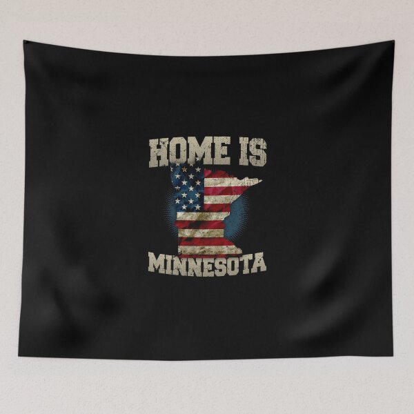 Item preview, Home is Minnesota USA US map gift unique fans Proud Strong Support designed and sold by djpraxis.