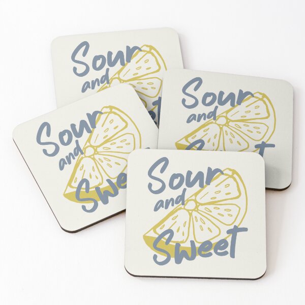 Item preview, Retro Sweet Sour Lemon Vintage Aesthetic Blue Yellow designed and sold by TackyTime.