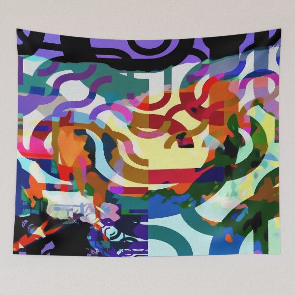 Item preview, Colorful waves. designed and sold by Michael-Popart.
