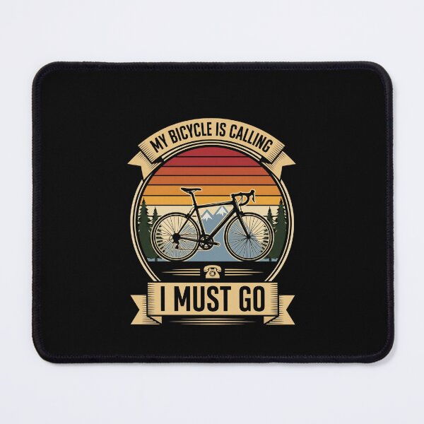 Item preview, My Bicycle Is Calling I Must Go Cycling Rider Enthusiast designed and sold by SofenArt.