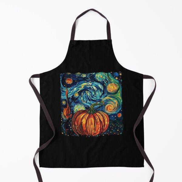 Item preview, Pumpkin Halloween Starry Night Van Gogh Thanksgiving Fall designed and sold by Littermin.