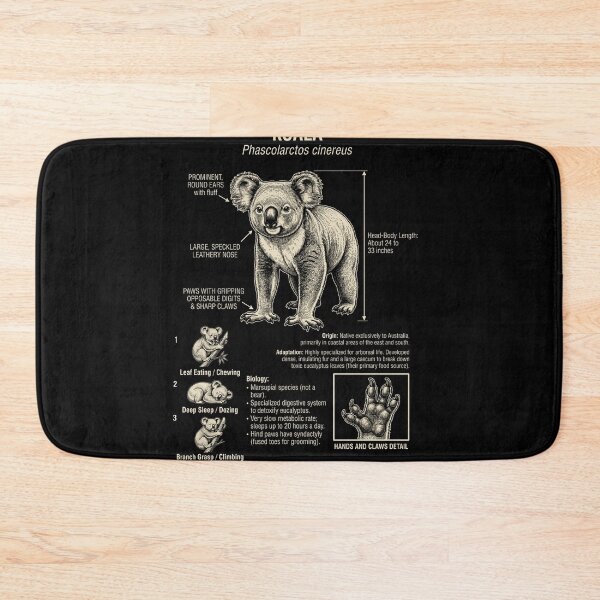 Item preview, Koala Scientific Anatomy Biology Animal Lover designed and sold by Kimberley King Art  King Art.