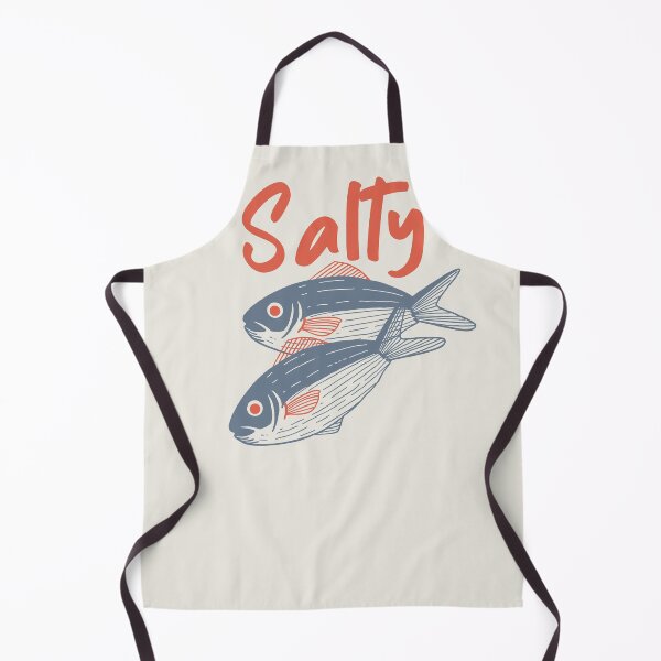 Item preview, Retro Salty Sardine Fish Vintage Aesthetic Blue Red designed and sold by TackyTime.