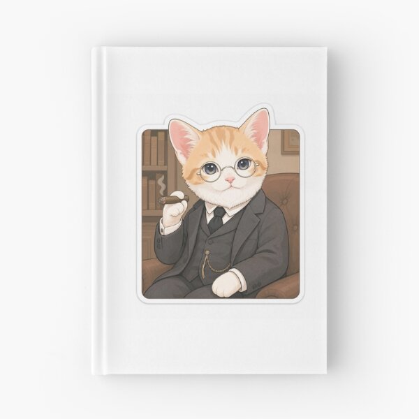 Artikelvorschau, Niedliche Freud-Katze – Lustiger Psychoanalytiker-Kätzchen-Aufkleber entworfen und verkauft von the-cute-nerd.