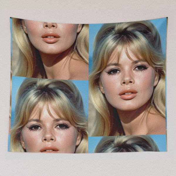 Item preview, Cinema - French-American Actress, Pop Portrait with Half-Chignon of the 1960s designed and sold by Beat-It.