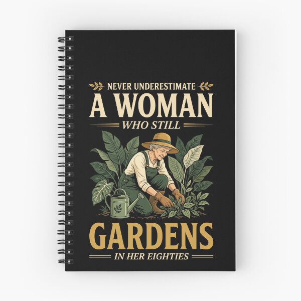 Item preview, Never Underestimate A Woman Who Still Gardens In Her Eighties Senior Gardener Horticulture Enthusiast designed and sold by SofenArt.