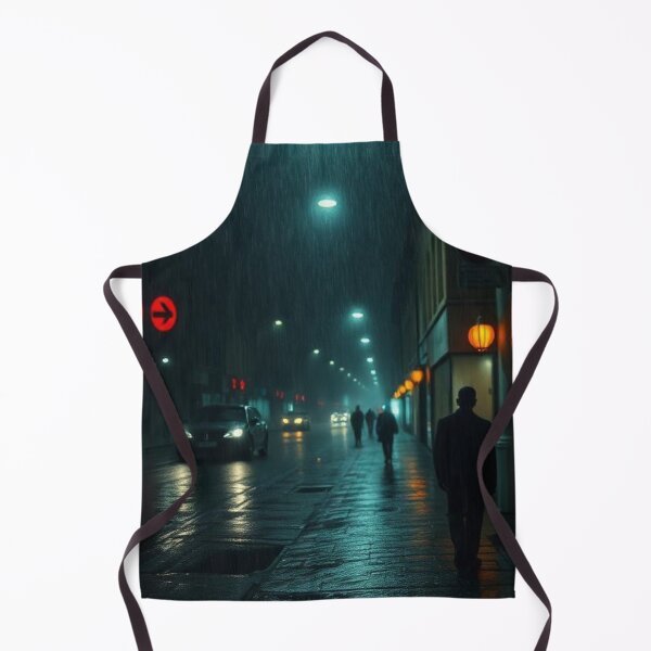 Item preview, Dark Night in a City | Nighttime Urban Illustration designed and sold by RAISC.