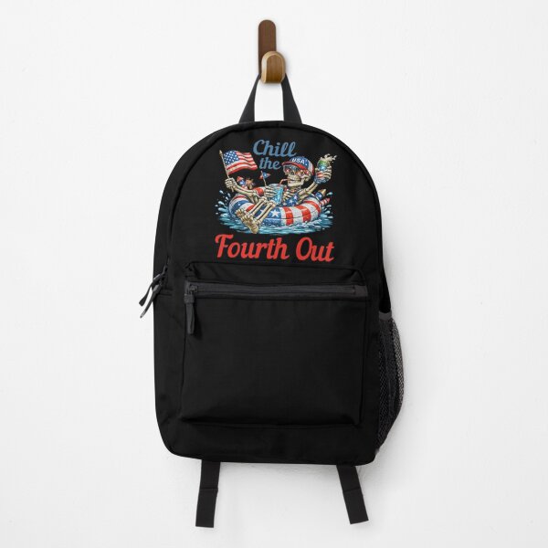 Item preview, Chill The Fourth Out Retro Patriotic Summer Vacation Funny 4th Of July T-Shirt designed and sold by Teetreasure2.