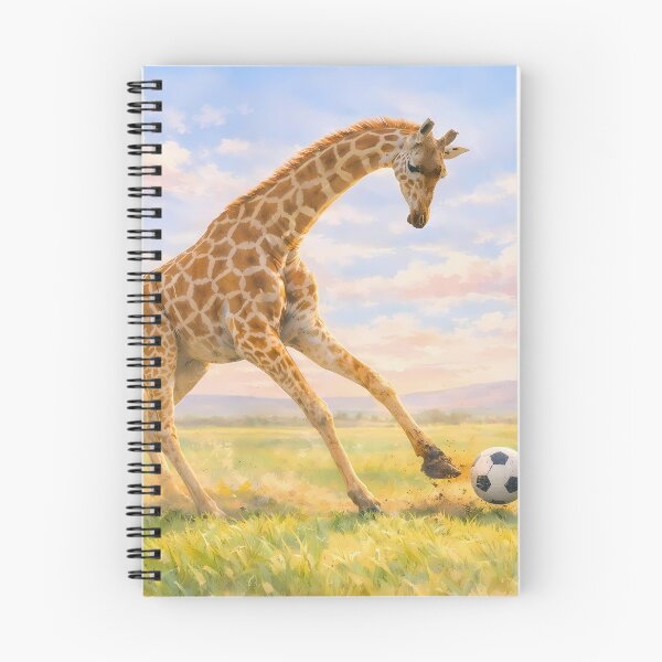 Item preview, Soccer Giraffe in Savanna designed and sold by M-Y-A-R-T-.