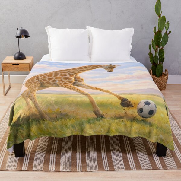 Item preview, Soccer Giraffe in Savanna designed and sold by M-Y-A-R-T-.