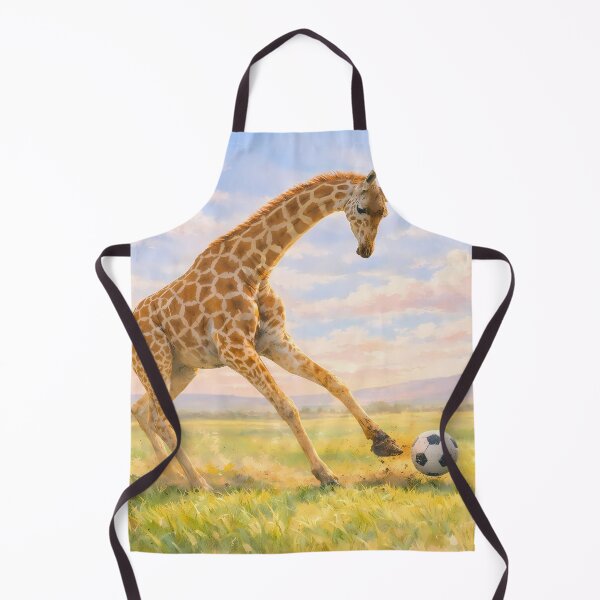 Item preview, Soccer Giraffe in Savanna designed and sold by M-Y-A-R-T-.