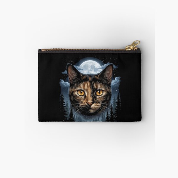 Item preview, Cat Moon Forest Night Nature Feline Pet Lover designed and sold by SofenArt.