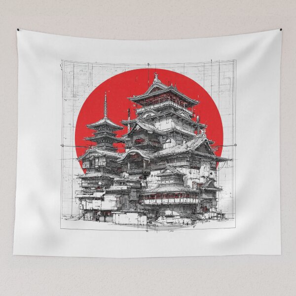 Item preview, Cyberpunk Japan Aesthetic Castle designed and sold by Late Theory.