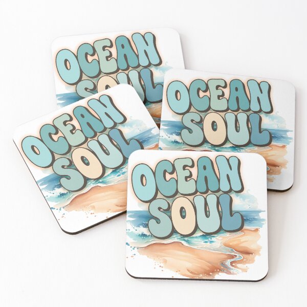 Item preview, Ocean Soul Watercolor Beach Wave designed and sold by InkRevolt.