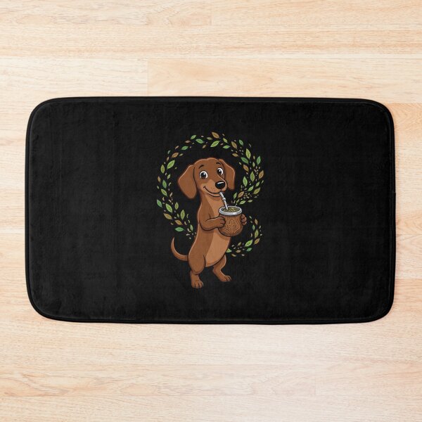 Item preview, Yerba Mate Dachshund Funny Gifts designed and sold by Domel9674.