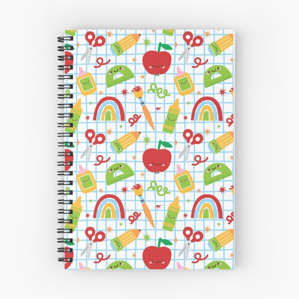 Item preview, Cute Kawaii Back to School Seamless Pattern designed and sold by the-myro.