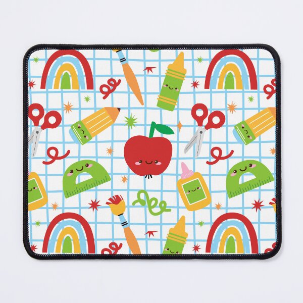 Item preview, Cute Kawaii Back to School Seamless Pattern designed and sold by the-myro.