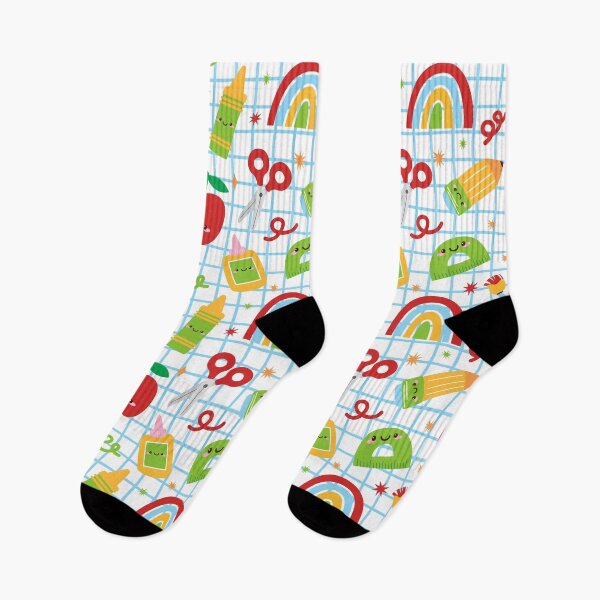 Item preview, Cute Kawaii Back to School Seamless Pattern designed and sold by the-myro.