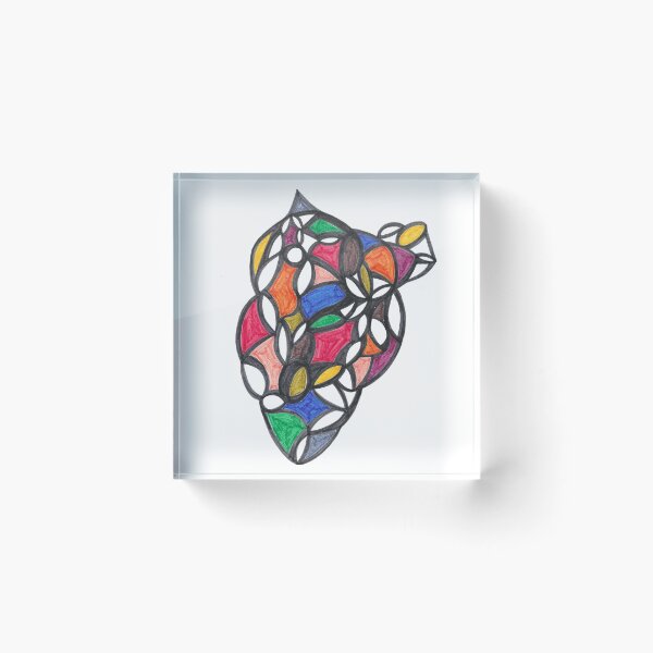 Item preview, Modern multi-coloured abstract print 7 designed and sold by SweetArt18.