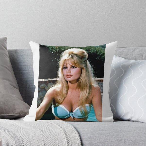Item preview, Cinema - French-American Actress, Portrait in Blue Bikini by the Pool of the 1960s designed and sold by Beat-It.