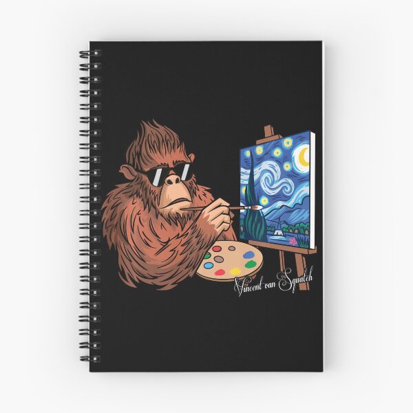 Item preview, Funny Bigfoot Sasquatch Van Gogh Starry Night Meme  designed and sold by Littermin.