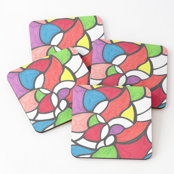 Item preview, Modern multi-coloured abstract print  designed and sold by SweetArt18.