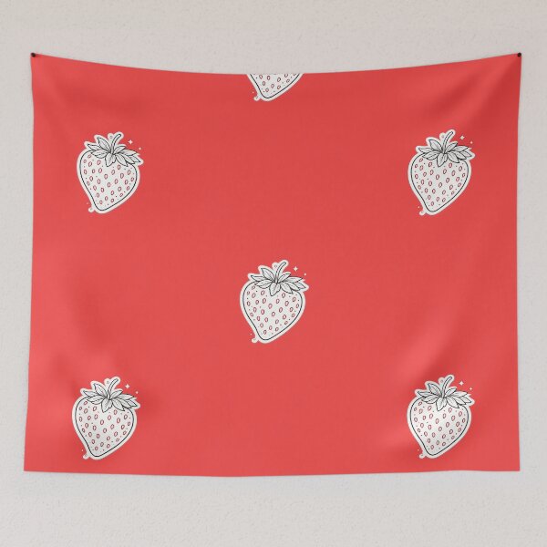 Item preview, Minimalist Strawberry Line Art Sparkle – Clean Simple Fruit Drawing | Strawberry Aesthetic Gift designed and sold by irfanshikh.