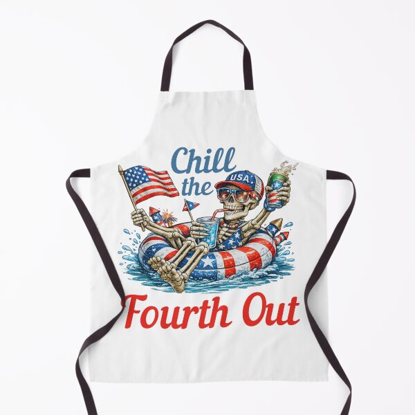 Item preview, Chill The Fourth Out Retro Patriotic Summer Vacation Funny 4th Of July T-Shirt designed and sold by Teetreasure2.