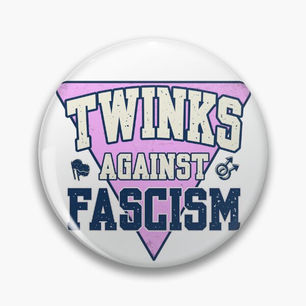 Item preview, Twinks Against Fascism – Pink Triangle Pride Design designed and sold by MaxHeinzGraphics.