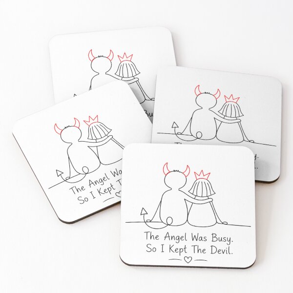 Item preview, The Angel Was Busy. So I Kept The Devil. designed and sold by byMosia.